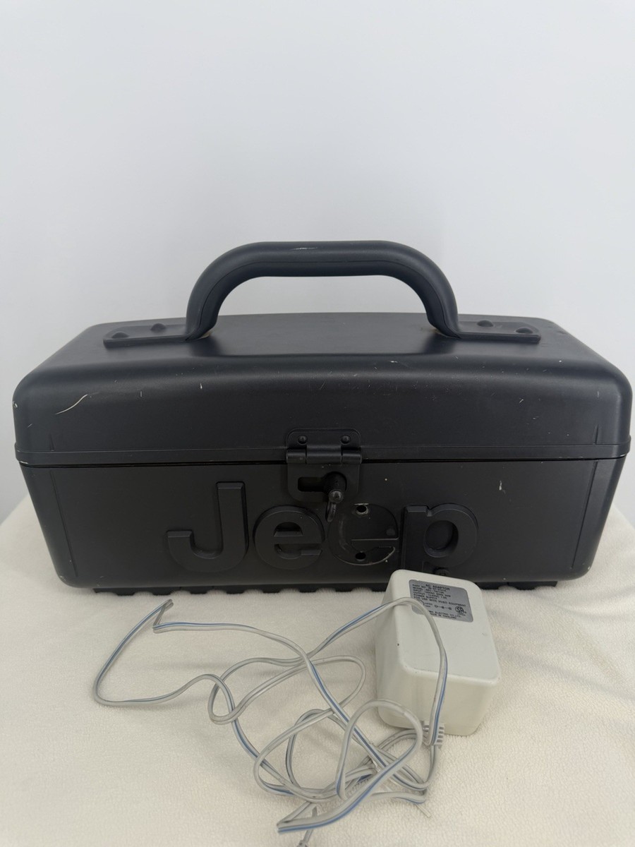 Vintage JEEP JXBLK Boombox CD Cassette AM/FM Radio Stereo Tested