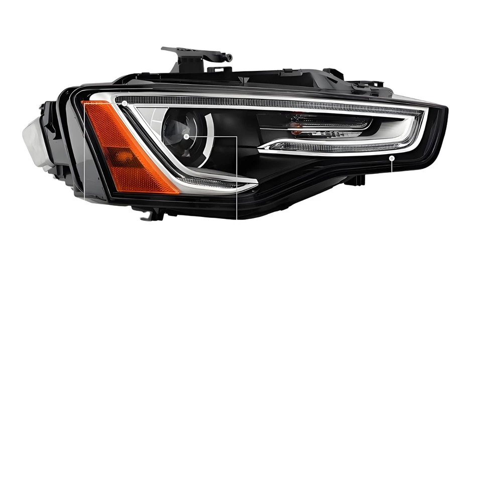 For 2013-2017 Audi A5 S5 US HID/Xenon w/o AFS LED DRL Right Headlights Lamps Foto 3 de 4