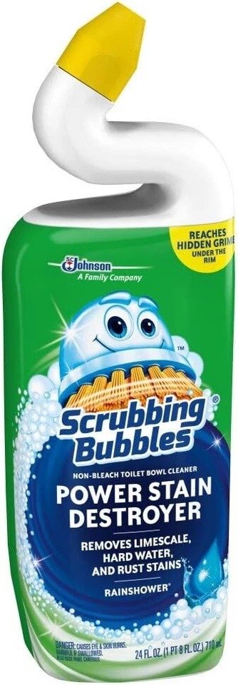 Scrubbing Bubbles Toilet Cleaner Gel and Power Stain Destroyer, Cleans Limescale - Image 3 of 4