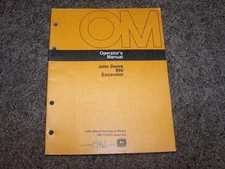 John Deere 990 Excavator Factory Operator Owner User Guide Manual OM T79784