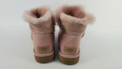 UGG Mini Bailey Button Women's BOOTS Grey 8 M for sale online | eBay