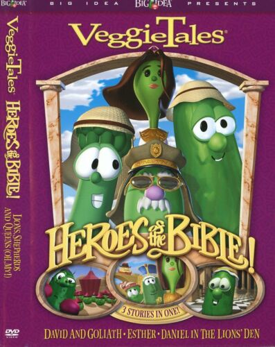 Veggie Tales: Heroes Of The Bible! David & Goliath DVD (Region ALL) VGC - Picture 1 of 3