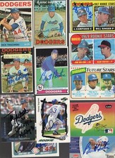 Autographed Dodgers 1960's 1970's 1980's 90's 3x5 new lower prices #2 20% off 4