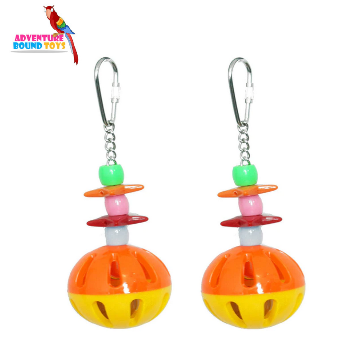ADVENTURE BOUND SUPERNOVA BALL & STARS SMALL BIRD BUDGIE HANGING CAGE TOY