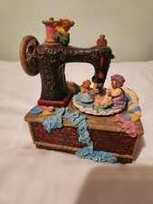 Classic Treasures Animated Sewing Machine Music Box