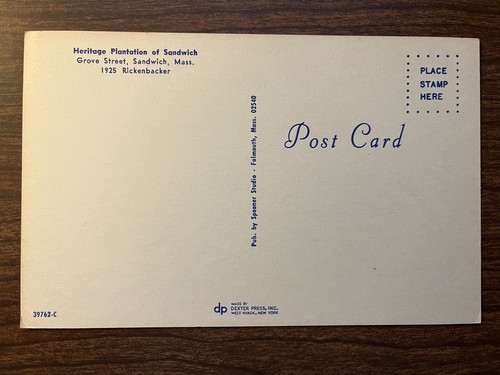 8 Heritage Plantation at Sandwich, Mass. Car Postcards ~ Antique Vintage Auto - Picture 5 of 17