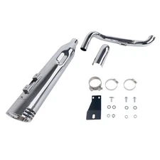 Ghost Pipe for SHARKROAD 2 Into 1 Exhaust for Harley Touring Exhaust 2017-UP