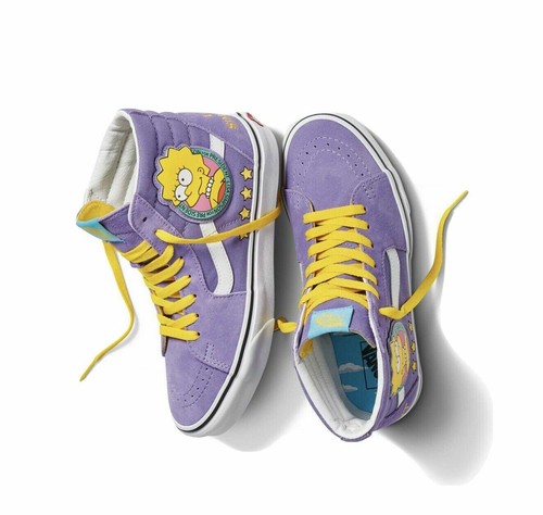 New Women\u0026#039;s Vans X Simpsons Lisa 4 Prez Sk8-Hi SZ 5 VN0A4BV617G Sold  Out | eBay