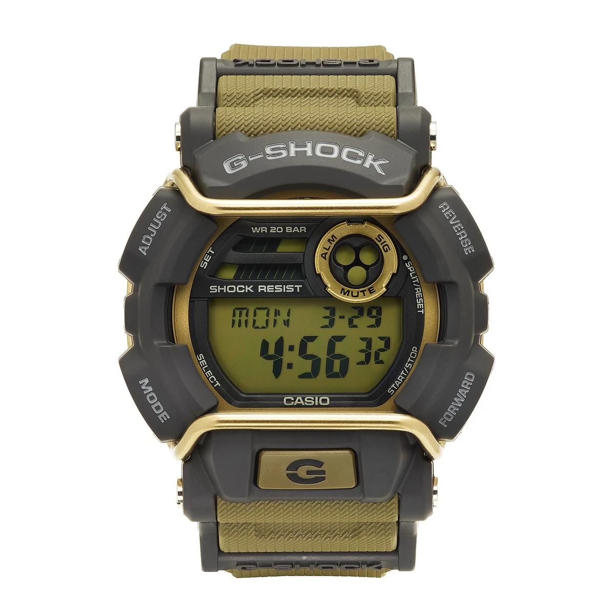 Casio Men's Digital World Time Watch, Green 