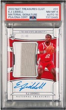 2022 Panini National Treasures EJ LIDDELL RC RPA Rookie Patch AUTO /49 PSA 8 OSU
