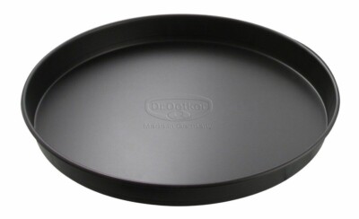 Dr. Oetker Pizzablech Ø 32 cm Kuchenblech TRADITION Backblech Stahlblech Schwarz