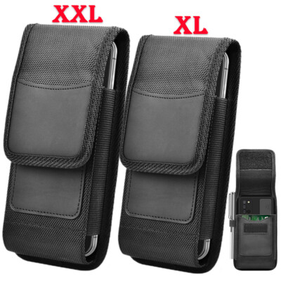 Universal Smartphone Gürteltasche Handy Hülle Schutz Vertikal Kartenfach XXL XL