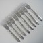 OneidaCraft-Tempo-Design-Stainless-Oneida-Dinner-Fork-Ribbed-1994-Spoon-Lot-of-8