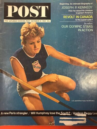 Saturday Evening Post Magazine - October 10, 1964 Olympics | Kennedy Family - Picture 1 of 12