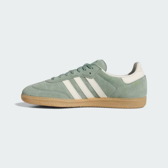 Size 10.5 - adidas Samba ADV Silver Green Wonder White for sale