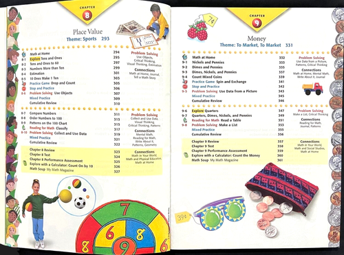 1st Grade -MATH STUDENT WORKBOOK (The Millennium Edition)(2001, Foresman/Wesley) - Picture 7 of 20
