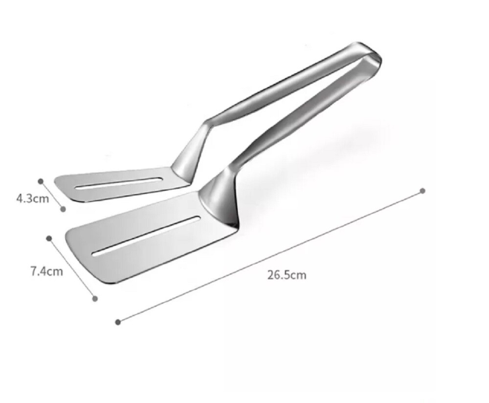 Stainless Steel Grill Tongs Food Clip BBQ Steak Clip Bread Tong