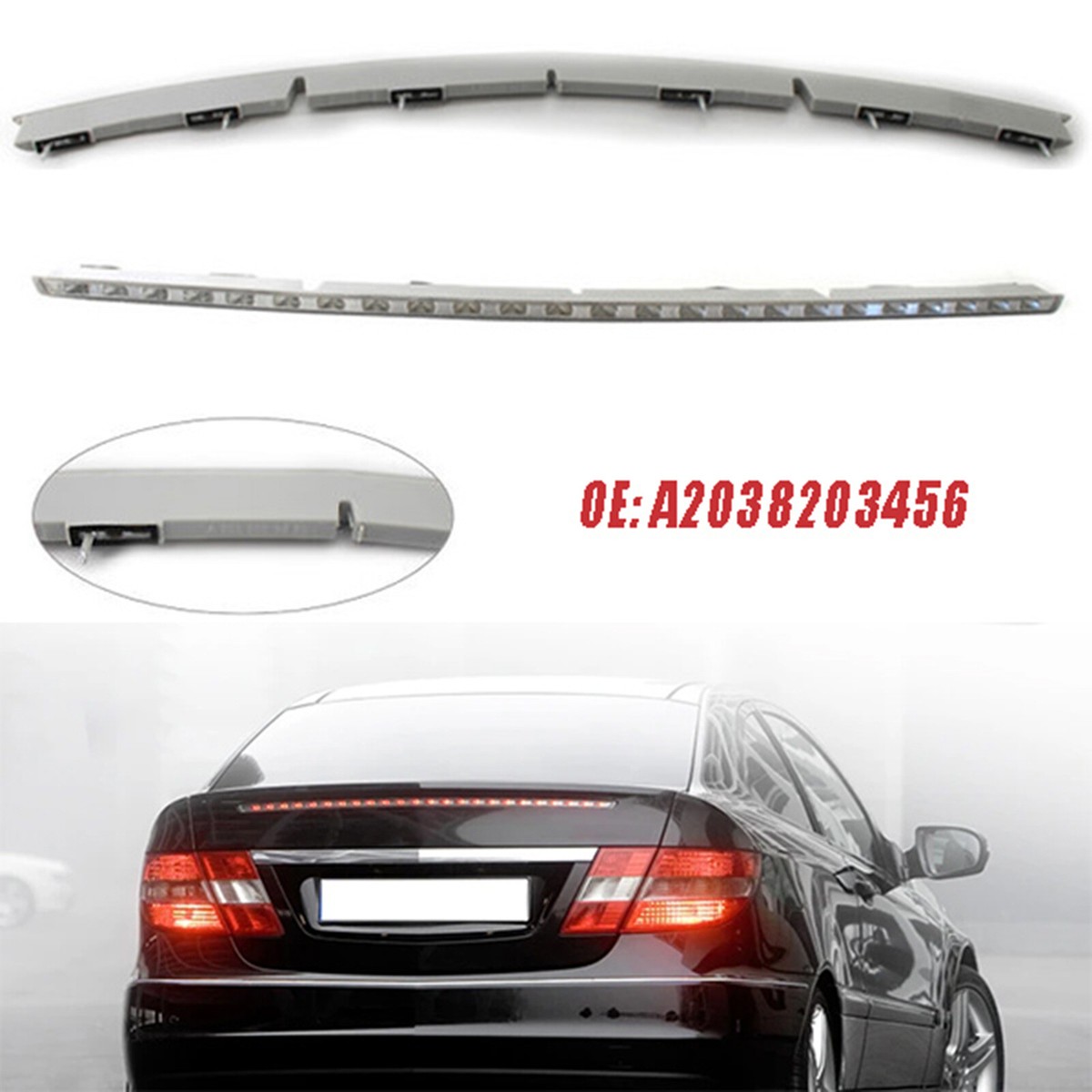 Feu Stop Arrière LED Pour Mercedes Classe C CLC203 - Remplacement Direct, Facile à Monter
