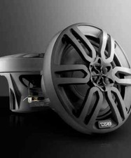 DS18 Hydro 6.5 Marine Audio Speakers IPX5 360W 4 Ohm 2-Way Black Pair MP6/BK