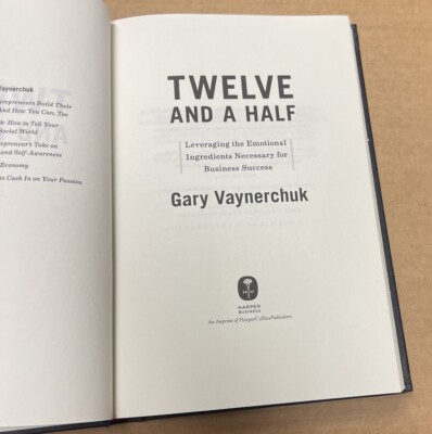 Twelve and a Half By Gary Vaynerchuk (2021, HARDCOVER, GOOD)