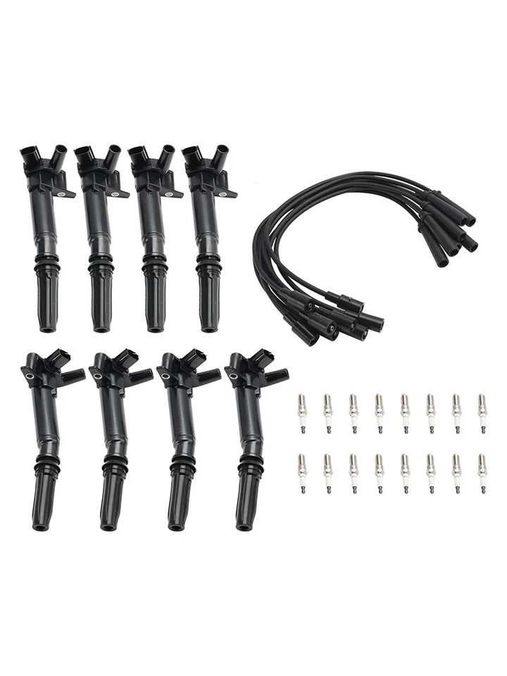 8x Ignition Coil+16x Spark Plug+8x Wire UF631 UF639 For Ford F150 6.2L 10-17 A3 - Image 2 of 4