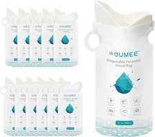 OUMEE 8/12/20/23/28 Pcs Emergency Disposable Urinal Bags, 700 ML Camping Pee ...