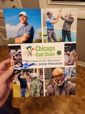Autographed Golf Program Chicago Bears Robbie Gould, Nick Anderson Illini Great