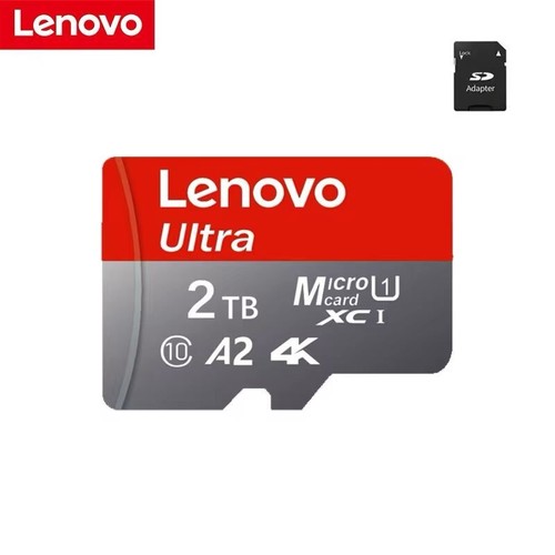 Lenovo 2TB Micro SD Card SD Memory Card 1TB 512GB High Speed TF Card U3 Class 10 - Photo 10 sur 14