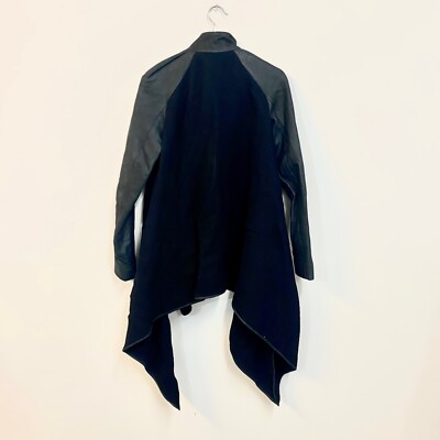 Gareth Pugh コート Gareth Pugh Olmar & Mirta Longline Avant Garde Leather Jacket
