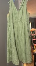 Torrid Plus Size 2 18-20 Light Green Sleeveless V-Neck Dress With Pockets