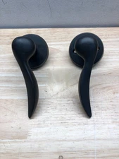 Emtek 710DUS19 Durango Sandcast Bronze Passage Leverset - Flat Black