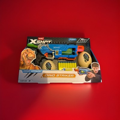 ZURU XShot Dino Striker - AIR POCKET TECHNOLOGY - 30M REICHWEITE. Nagelneu b3