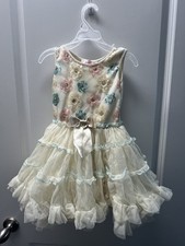 Popatu Girls' Spring Tulle Dress Size 2t/3t