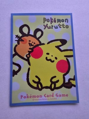 1x Pikachu Dedenne Yurutto Individual Card Sleeve Pokemon Center Japan Original