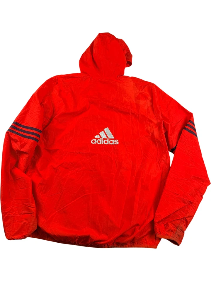 Adidas Boston Marathon Jacket Men's M Red Hooded Full Zip 2018 Athletic - Image 3 of 4