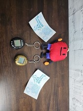 VINTAGE 1997 Tamagotchi Original Bandai Transparent Black And Gold Colors