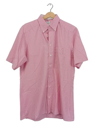 OLYMP Chemise Habillée Homme Rose Coton Manches Courtes (EU 42, INT XL) - Photo 1/4
