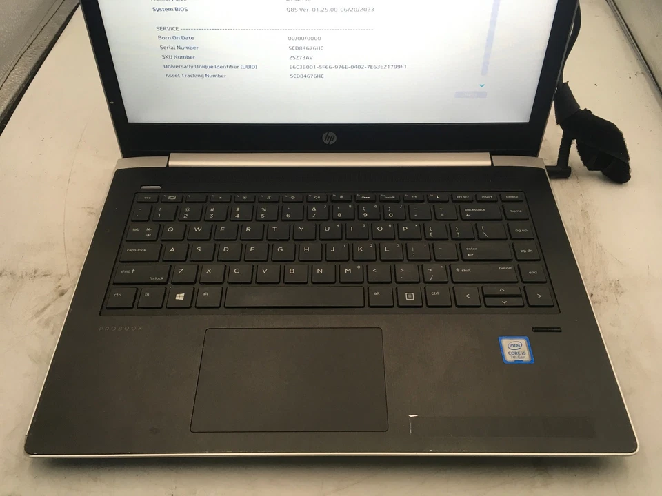 HP PROBOOK 440 G5 - BOOTS TO BIOS - INTEL I5 7200U - NO RAM - 14" -READ DESC- BB - Image 3 of 4