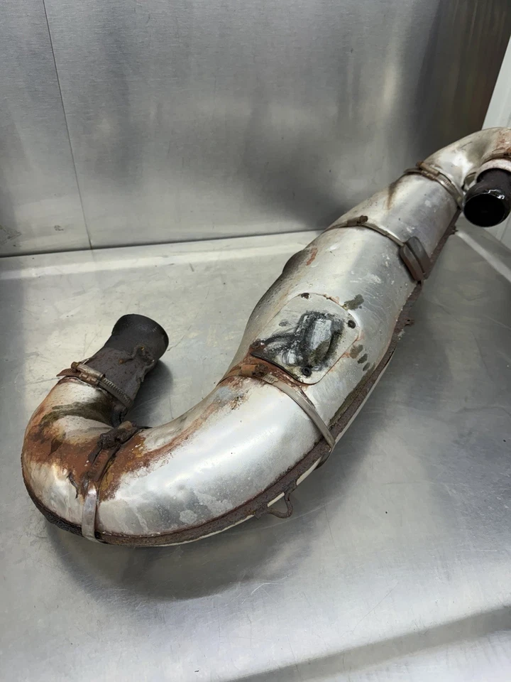 2002 00 01 02 Oem Ski-Doo MXZ 600 Exhaust Tuned Pipe Expansion Chamber - Image 4 of 4