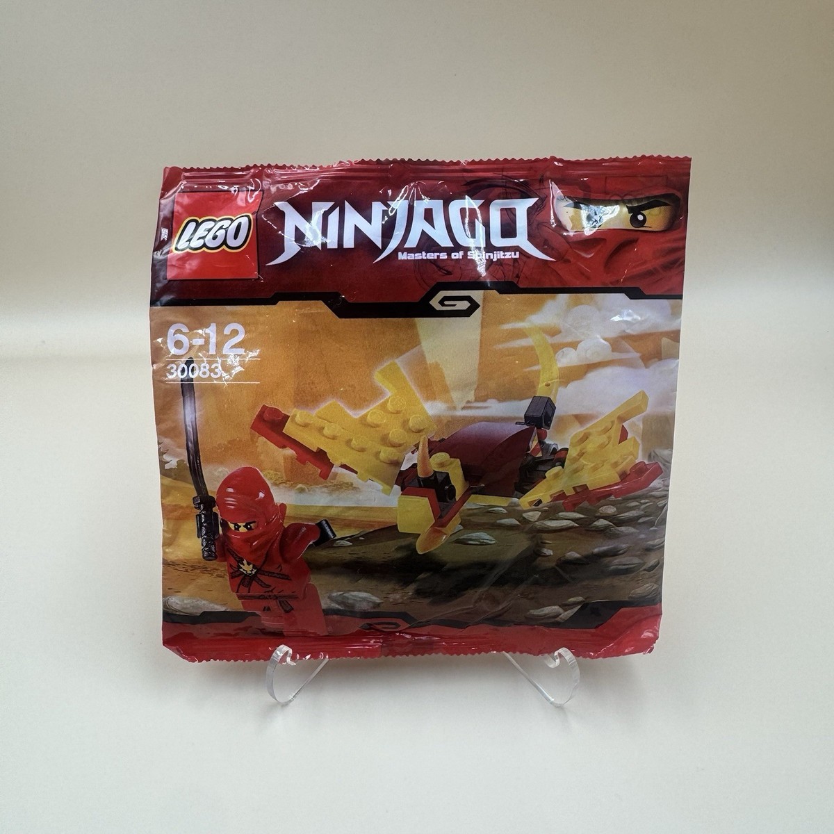 Lego Ninjago: Dragon Fight Polybag (30083) - New Sealed Kai The