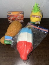 Squeezy Squishy Sunny Days Toys Rare Popsicle Pineapple Hot Dog Chicken Leg