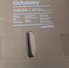 Samsung Odyssey CRG9 49" QLED Curved Monitor 32:9 DisplayHDR 1000 HDMI 120Hz