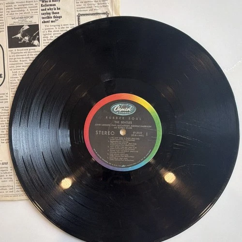 The Beatles Rubber Soul Capitol Records Stereo Vinyl LP Rock & Pop