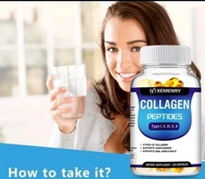 120 piezas de  Colágeno Fomenta Salud Ósea y Articular, Apoya el Cabello y Uña