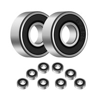Kugellager 625-2RS 5Mm X 16Mm X 5Mm Vorgeschmiert Doppeldichtung 10 StüCk