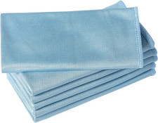 6 Pack Microfiber Glass Cleaning Cloth, 16 Inch X 16 Inch, Lint Free Quickly Cle