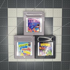 Tetris, Tetris Attack, Tetris DX Authentic Nintendo Game Boy *Tested & Works**