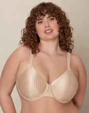 Playtex Secrets Perfectly Smooth Underwire Bra 38D Seamless light TruSUPPORT