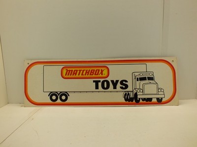 LESNEY MATCHBOX CONVOY TRUCKS POINT OF SALE HÄNDLER HÄNGENDE DISPLAYKARTE (B342)