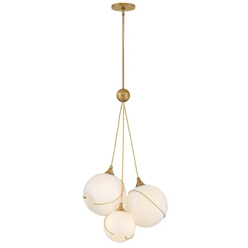 Hinkley Lighting 30304 Skye 3 Light 18"W Multi Light Pendant - Brass - Picture 4 of 12